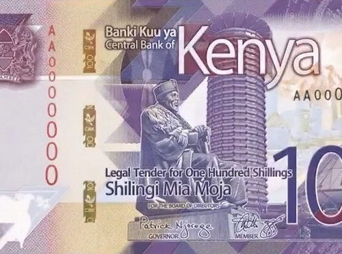 100 Kenyan Shillings Note